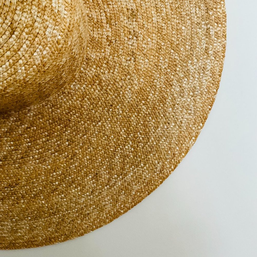 LACK OF COLOR Women's Ultra-Wide-Brimmed "Spencer Boater" Straw Hat NWT Size M - Picture 3 of 10